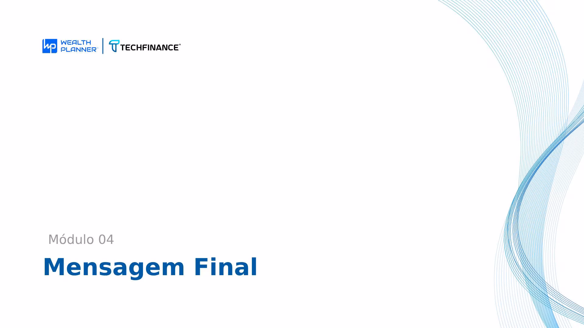 Aula 11 - Mensagem final